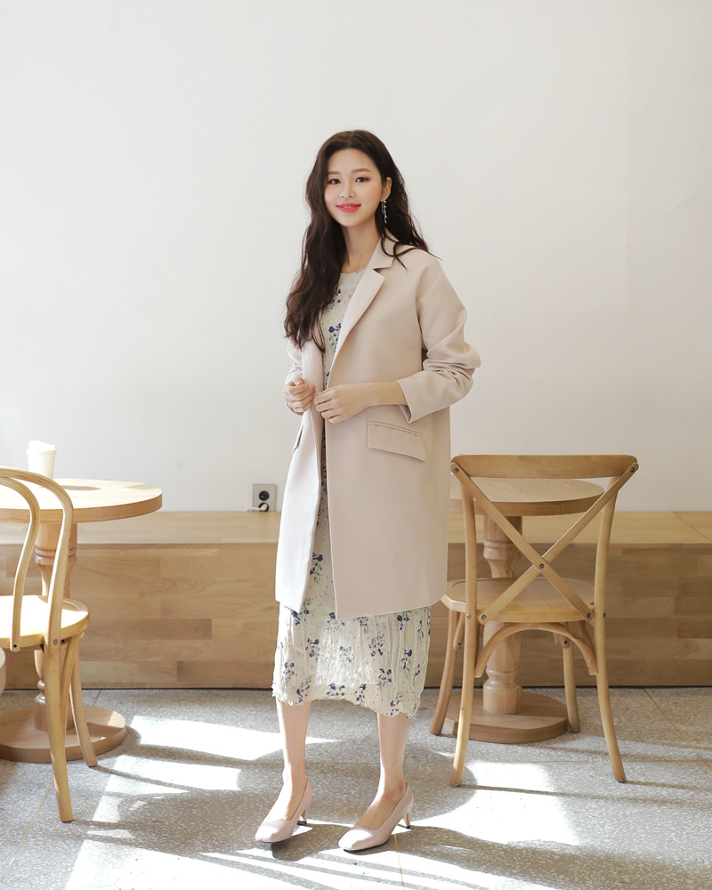 リンクルフローラルワンピース・全2色 | DHOLIC | 詳細画像40