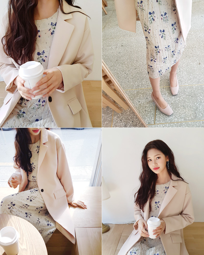 リンクルフローラルワンピース・全2色 | DHOLIC | 詳細画像41