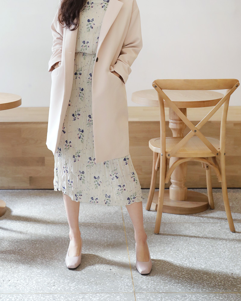 リンクルフローラルワンピース・全2色 | DHOLIC | 詳細画像44