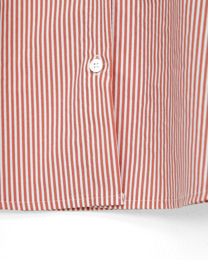 ストライプワンポケットシャツ・全5色 | DHOLIC | 詳細画像36