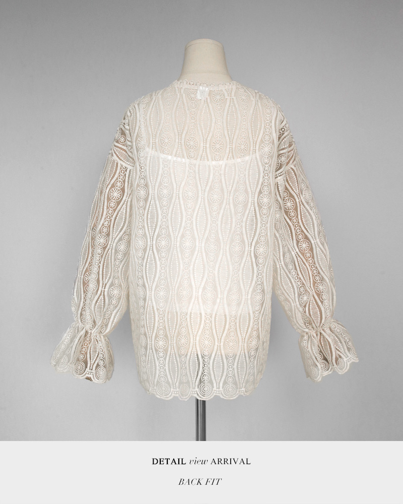 キャミSETスカラップレースブラウス・全2色 | DHOLIC | 詳細画像32