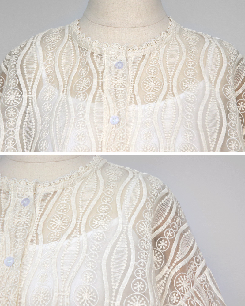 キャミSETスカラップレースブラウス・全2色 | DHOLIC | 詳細画像36