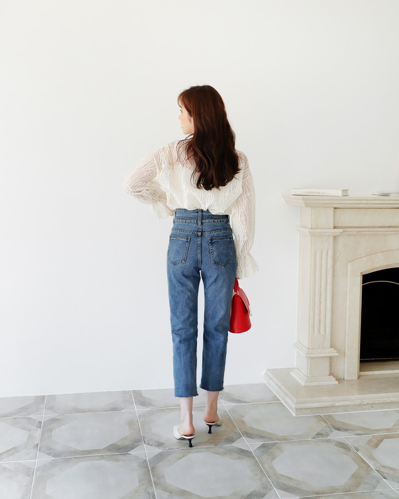 キャミSETスカラップレースブラウス・全2色 | DHOLIC | 詳細画像5