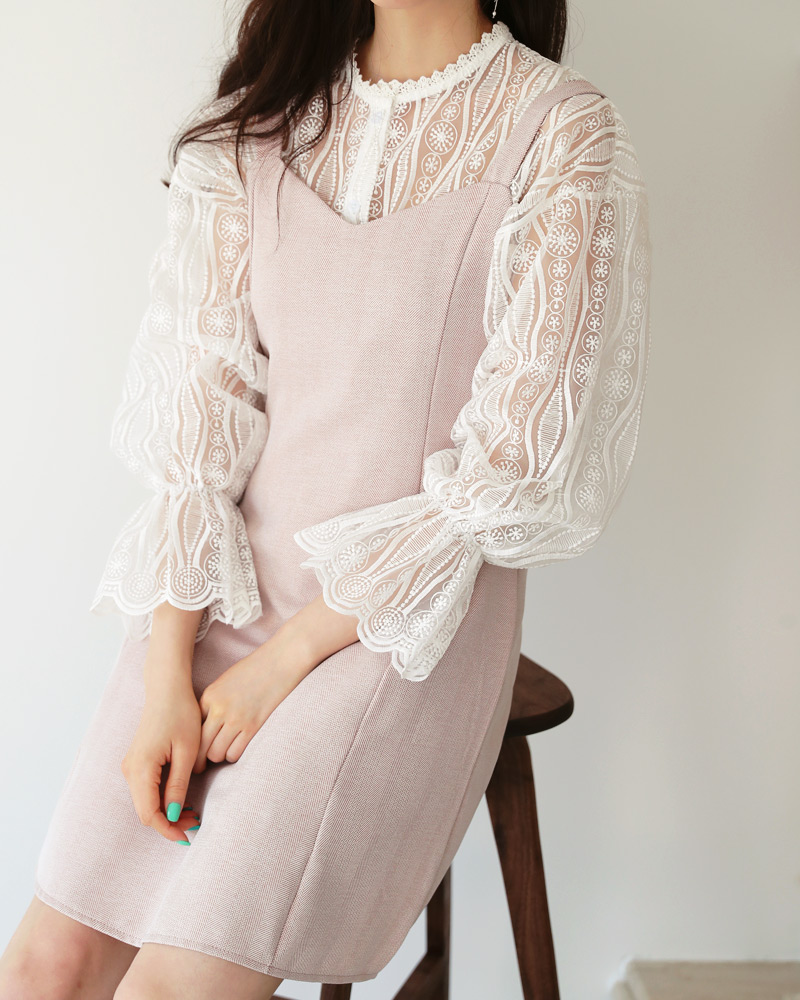 キャミSETスカラップレースブラウス・全2色 | DHOLIC | 詳細画像23