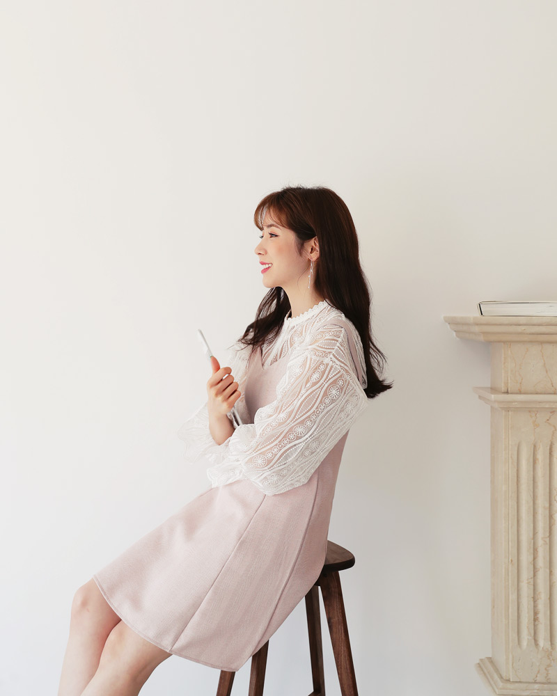 キャミSETスカラップレースブラウス・全2色 | DHOLIC | 詳細画像24