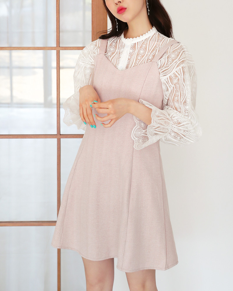 キャミSETスカラップレースブラウス・全2色 | DHOLIC | 詳細画像25