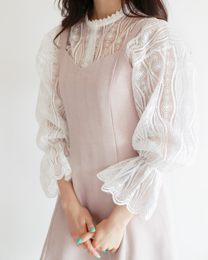 キャミSETスカラップレースブラウス・全2色 | DHOLIC | 詳細画像26