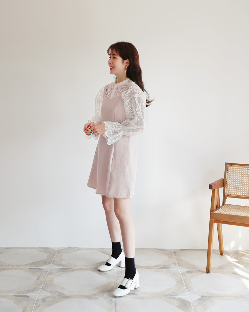 キャミSETスカラップレースブラウス・全2色 | DHOLIC | 詳細画像27