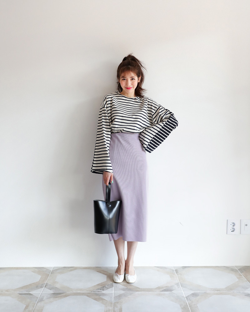 <font color=red><b><人気商品再入荷> </b></font>ロングスリットスカート・全3色 | DHOLIC | 詳細画像4