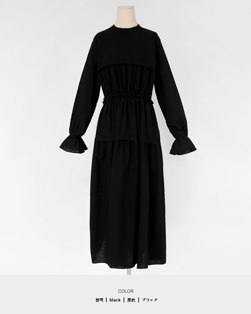ギャザーロングワンピース・全2色 | DHOLIC | 詳細画像29