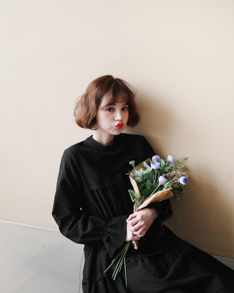 ギャザーロングワンピース・全2色 | DHOLIC | 詳細画像22