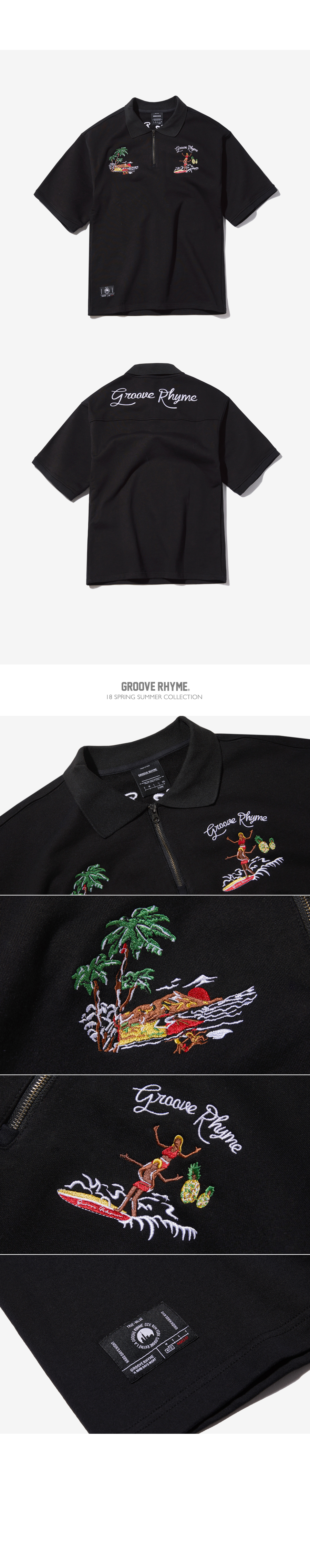 *GROOVE RHYME*スーベニアスリークオータースリーブティーシャツ | 詳細画像4