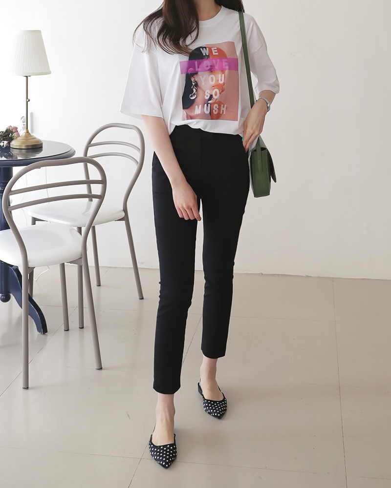 <font color=red><b>○雑誌掲載商品○</b></font>ボクシースクエアプリントTシャツ・全3色 | DHOLIC | 詳細画像13