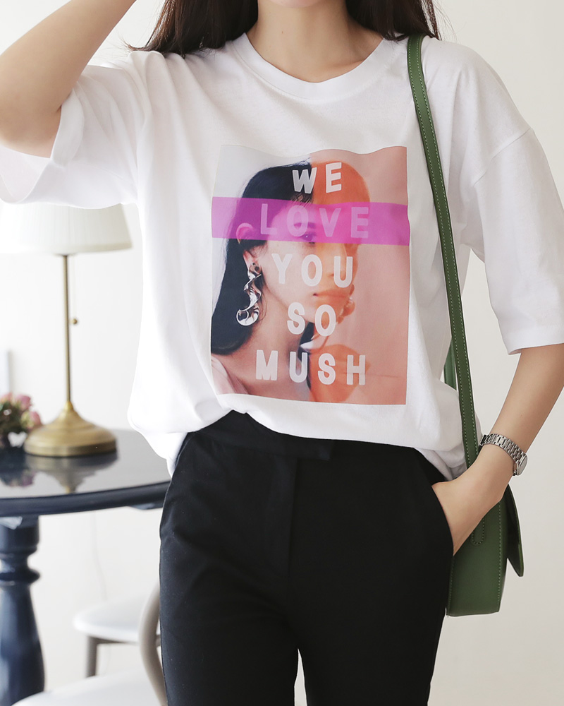 <font color=red><b>○雑誌掲載商品○</b></font>ボクシースクエアプリントTシャツ・全3色 | DHOLIC | 詳細画像18