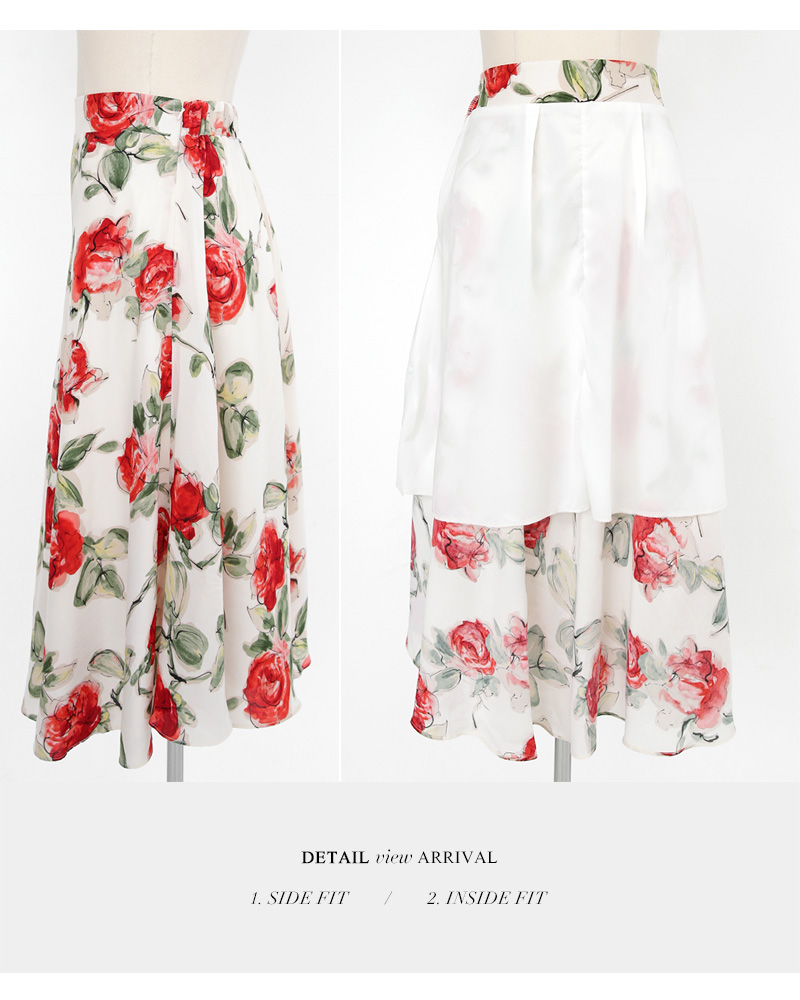 フローラルフレアロングスカート・全2色 | DHOLIC | 詳細画像16