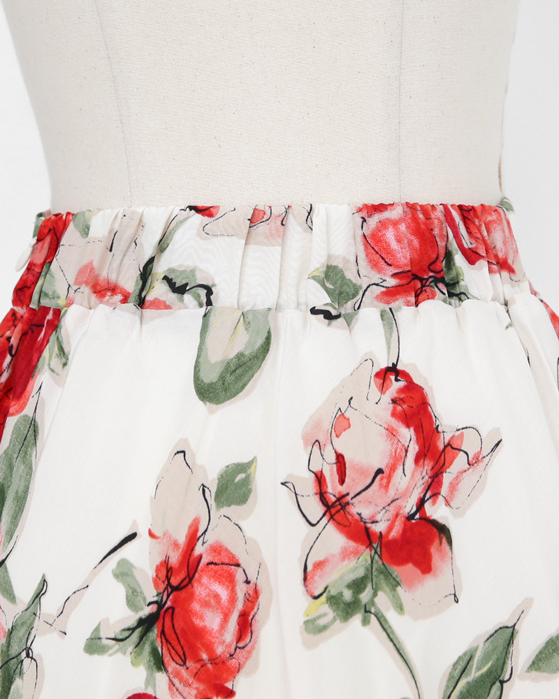 フローラルフレアロングスカート・全2色 | DHOLIC | 詳細画像18