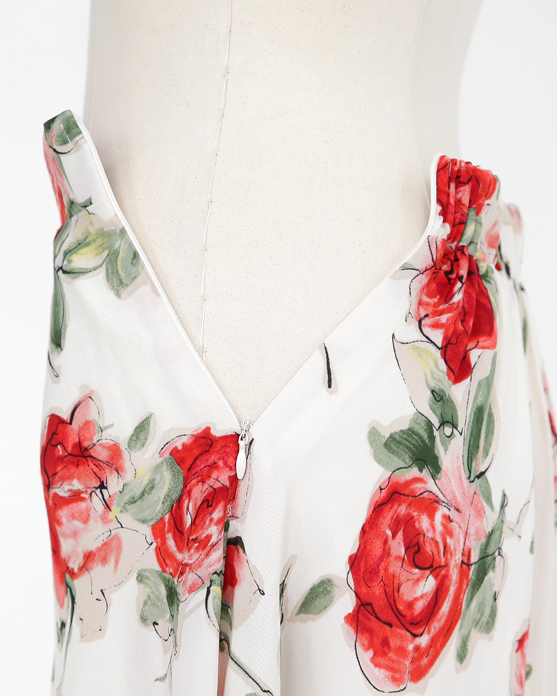 フローラルフレアロングスカート・全2色 | DHOLIC | 詳細画像19