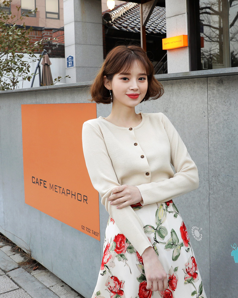 フローラルフレアロングスカート・全2色 | DHOLIC | 詳細画像5