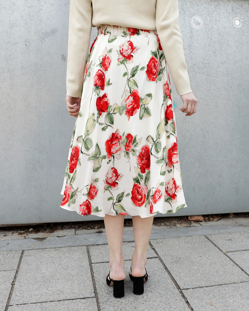 フローラルフレアロングスカート・全2色 | DHOLIC | 詳細画像12