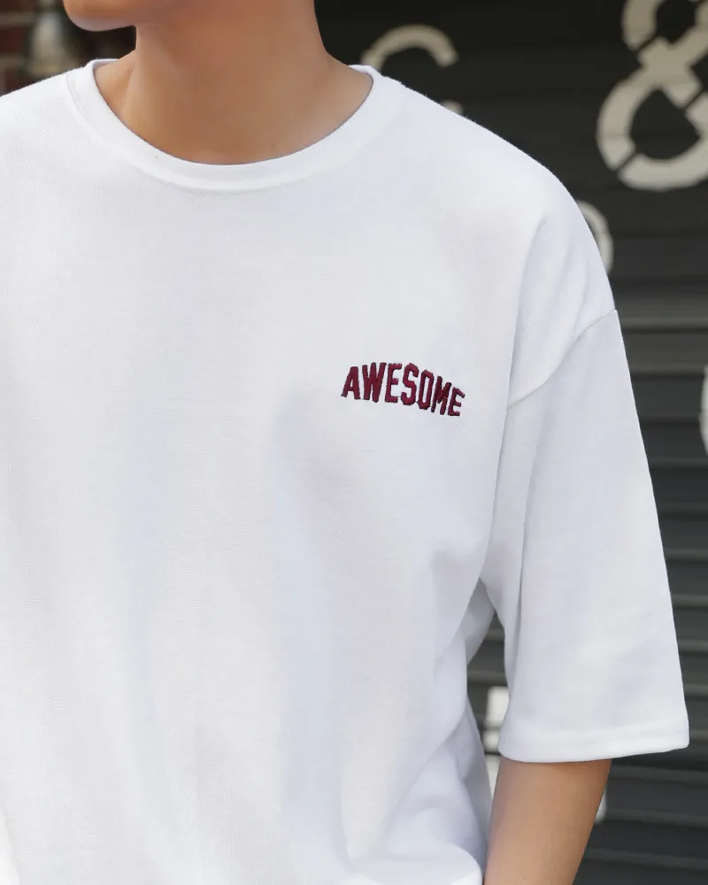 AWESOMEハーフスリーブTシャツ・全2色 | 詳細画像11