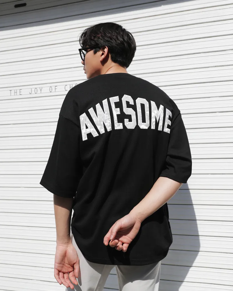 AWESOMEハーフスリーブTシャツ・全2色 | 詳細画像21