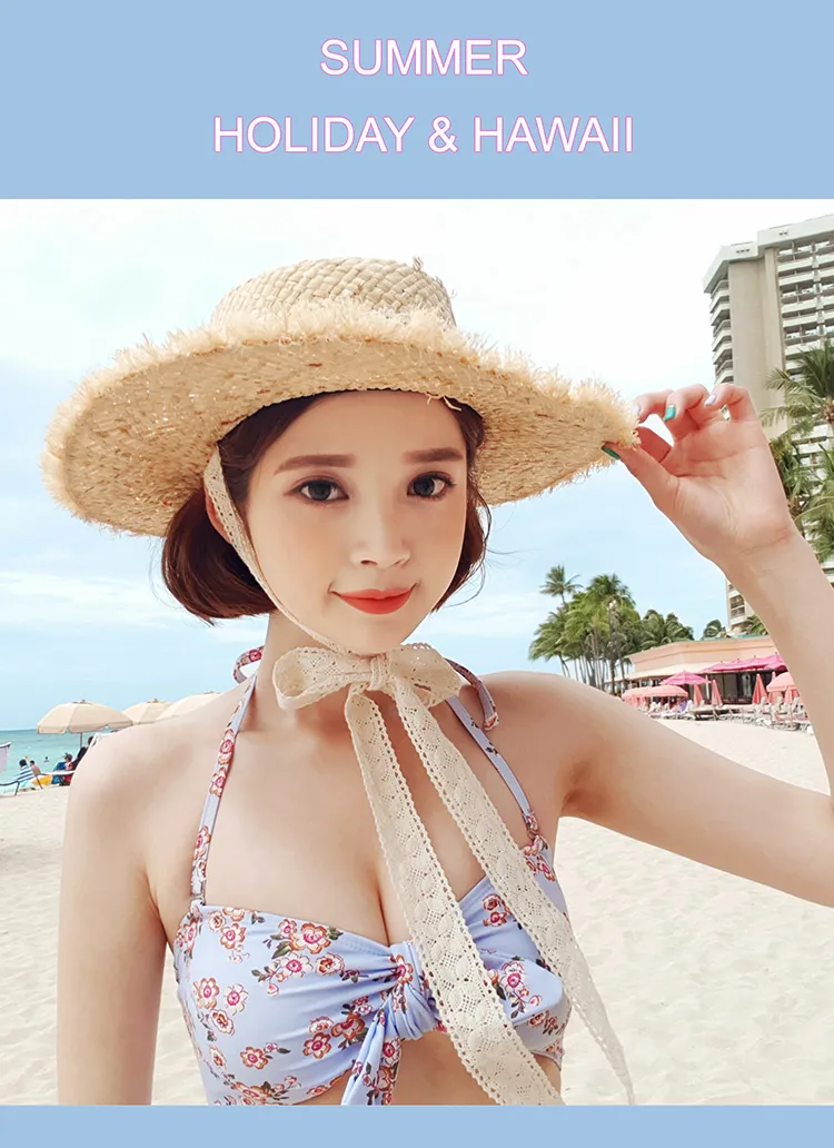<font color=red><b>○雑誌掲載商品○</b></font>レースストラップフレイドカンカン帽・全1色 | DHOLIC | 詳細画像1