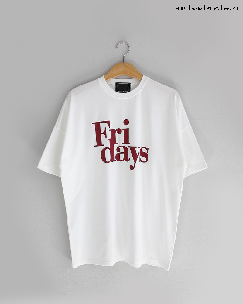 Fri days半袖Tシャツ・全3色 | 詳細画像18