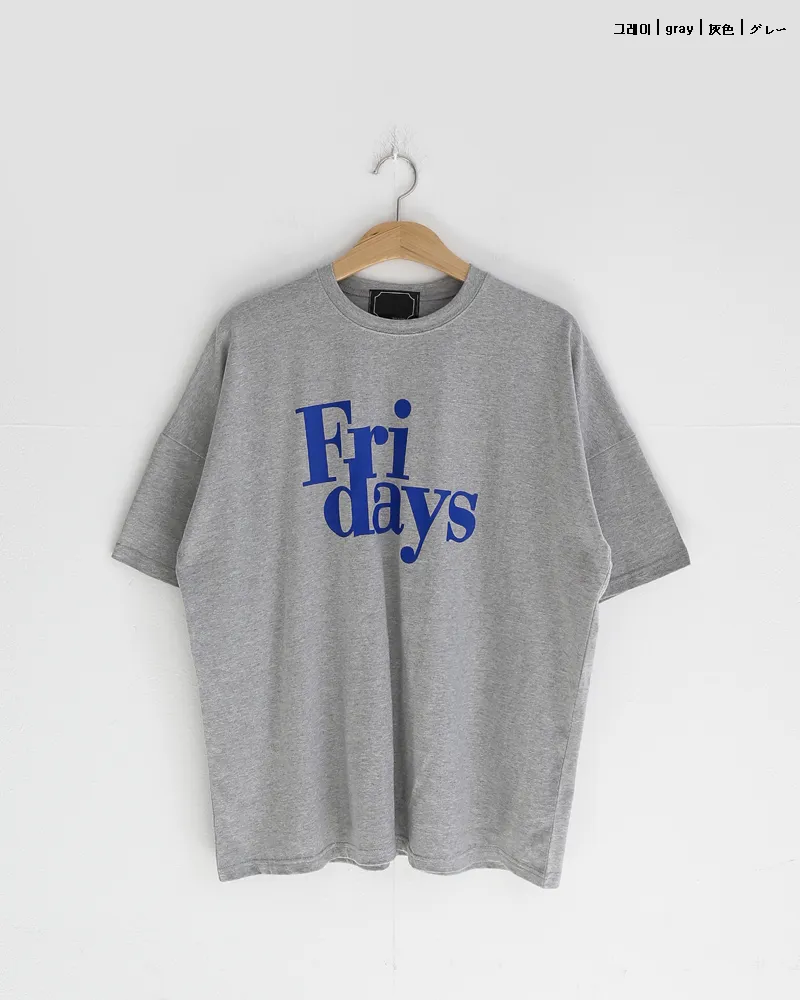 Fri days半袖Tシャツ・全3色 | 詳細画像20