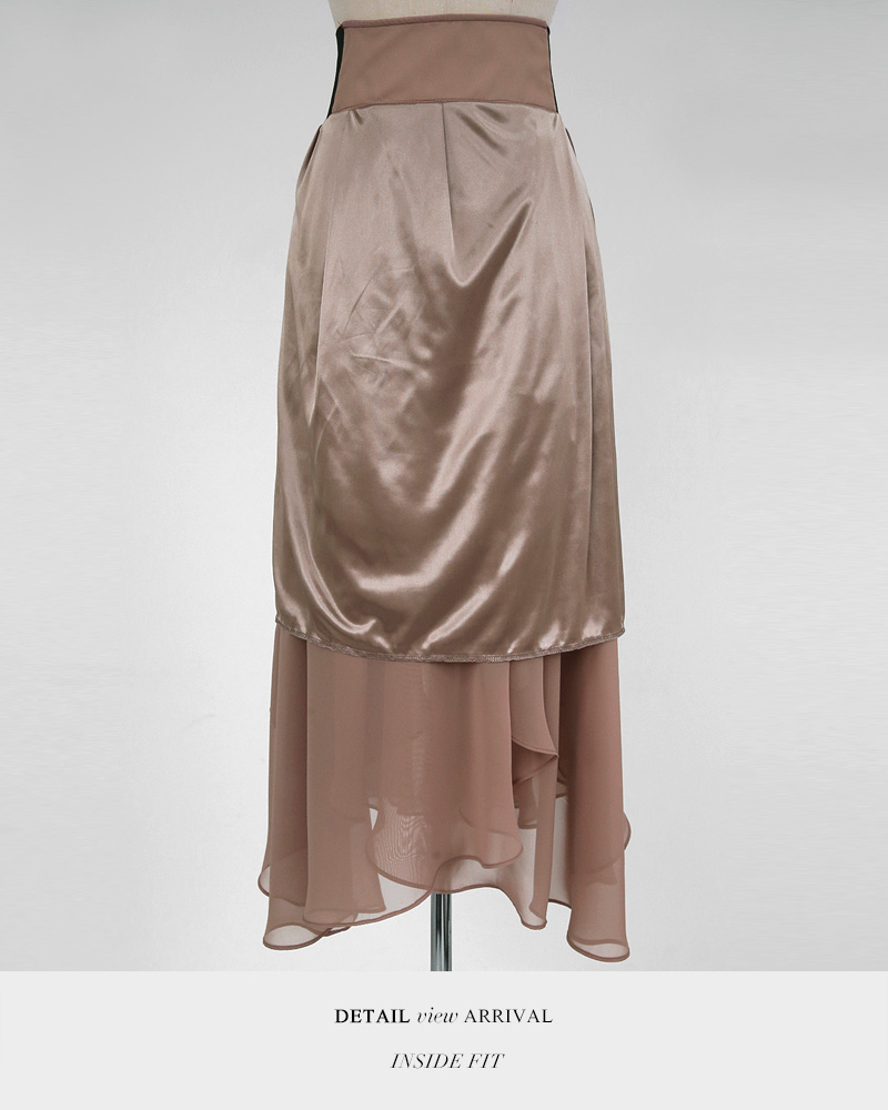 シフォンアンバランススカート・全2色 | DHOLIC PLUS | 詳細画像31