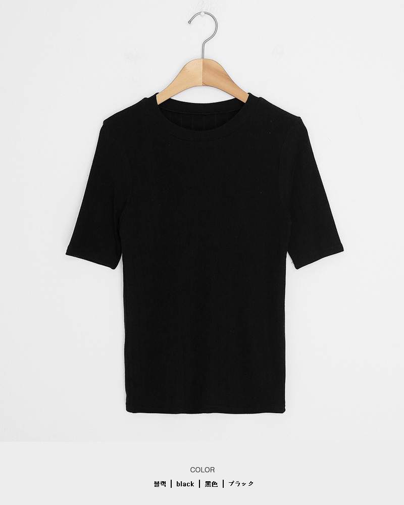 ショートスリーブリブTシャツ・全4色 | DHOLIC | 詳細画像18