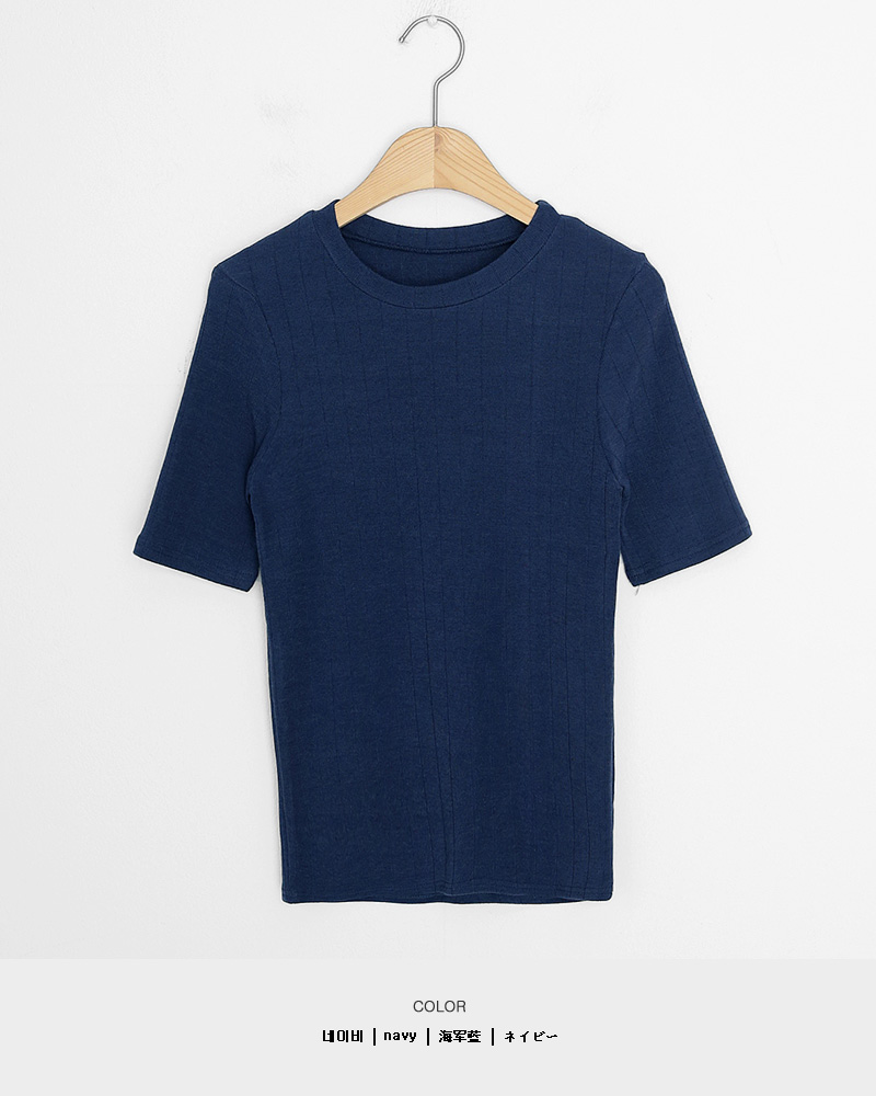 ショートスリーブリブTシャツ・全4色 | DHOLIC | 詳細画像19