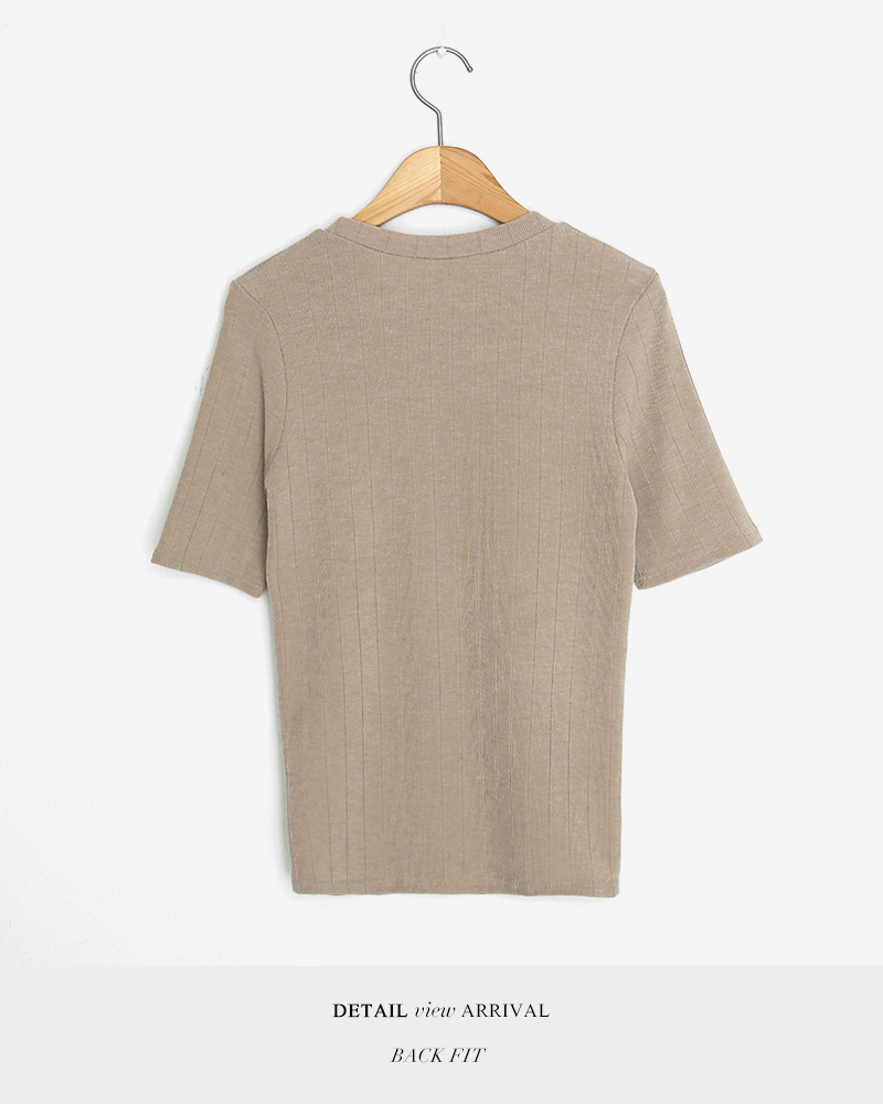 ショートスリーブリブTシャツ・全4色 | DHOLIC | 詳細画像21