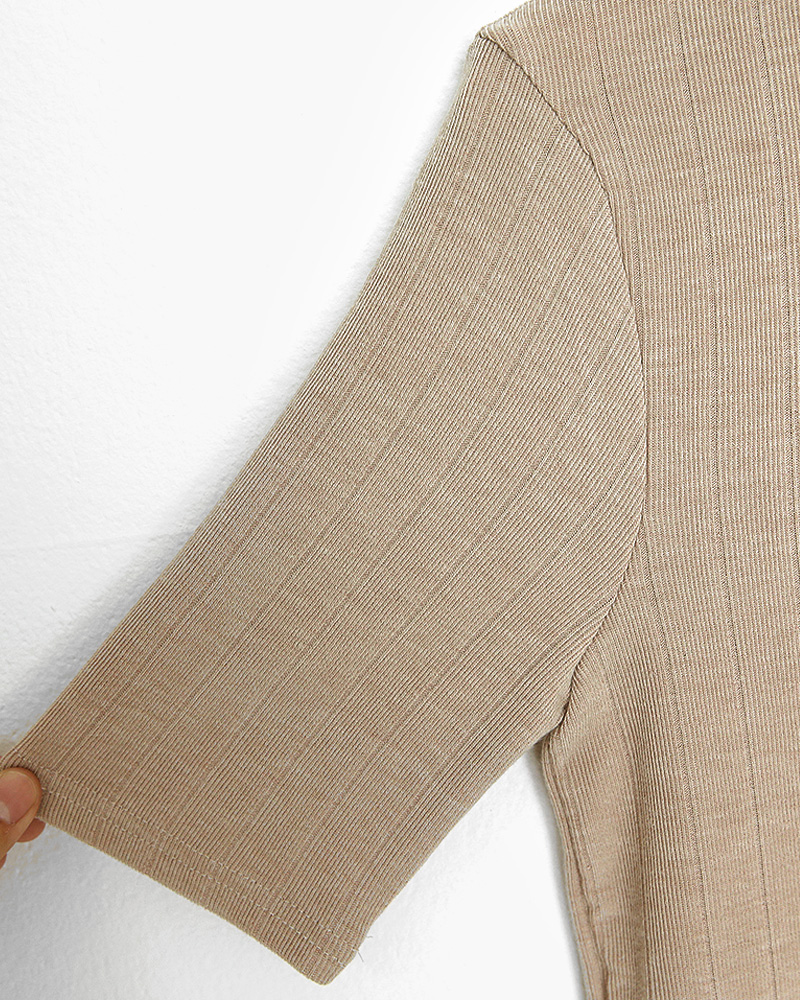 ショートスリーブリブTシャツ・全4色 | DHOLIC | 詳細画像25