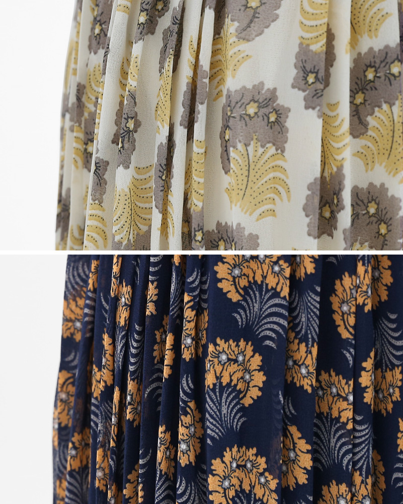 フローラルプリーツスカート・全2色 | DHOLIC | 詳細画像31