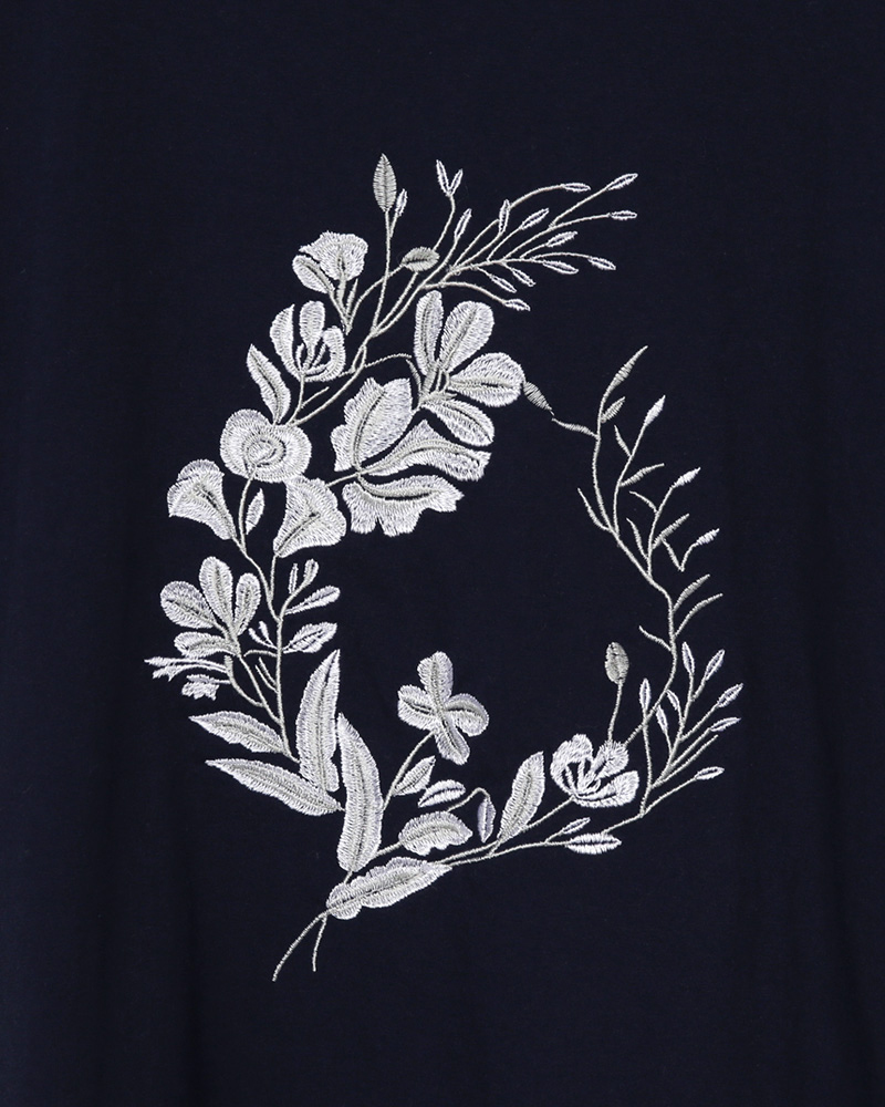 花柄刺繍フリルスリーブTシャツ・全3色 | DHOLIC PLUS | 詳細画像24