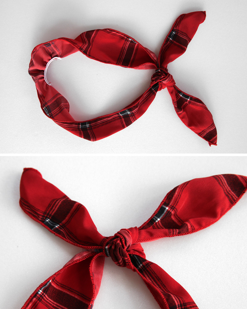 ヘアスカーフSETシャーリングチェックビキニ・全3色 | DHOLIC | 詳細画像43