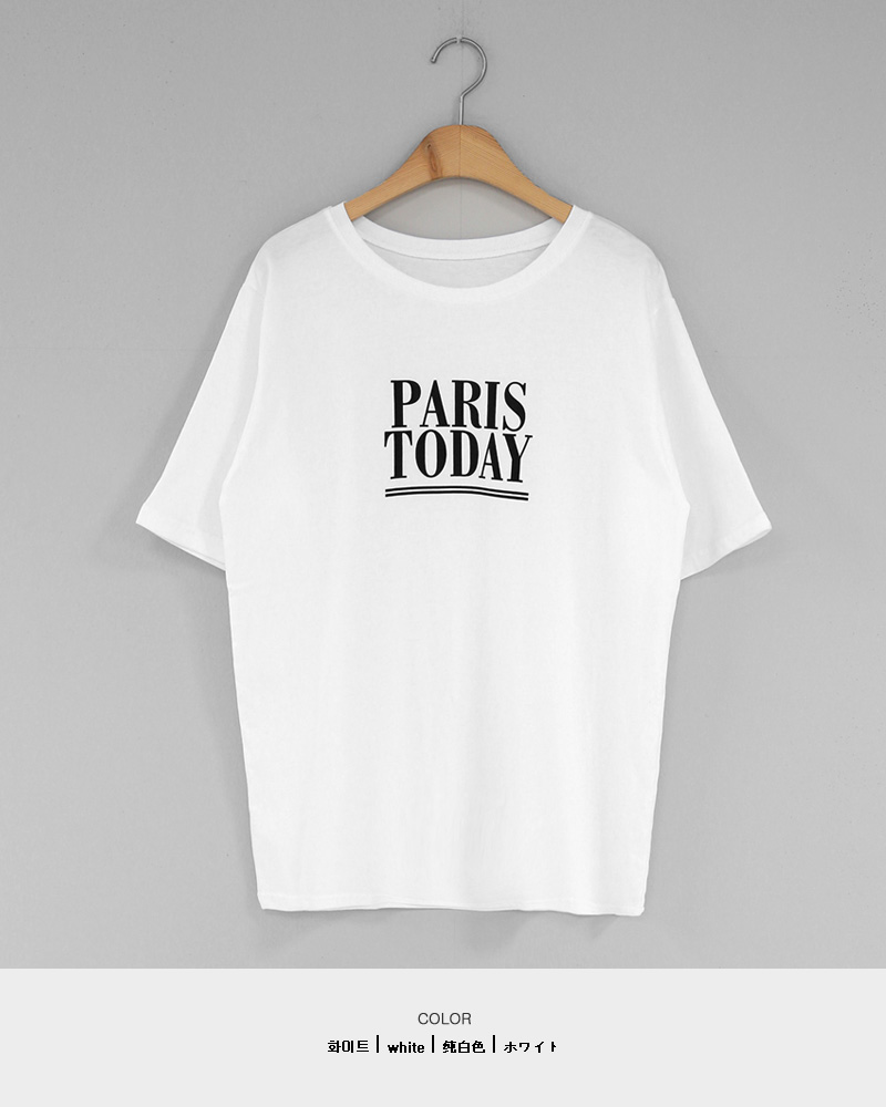 PARIS TODAYラウンドTシャツ・全3色 | DHOLIC | 詳細画像27