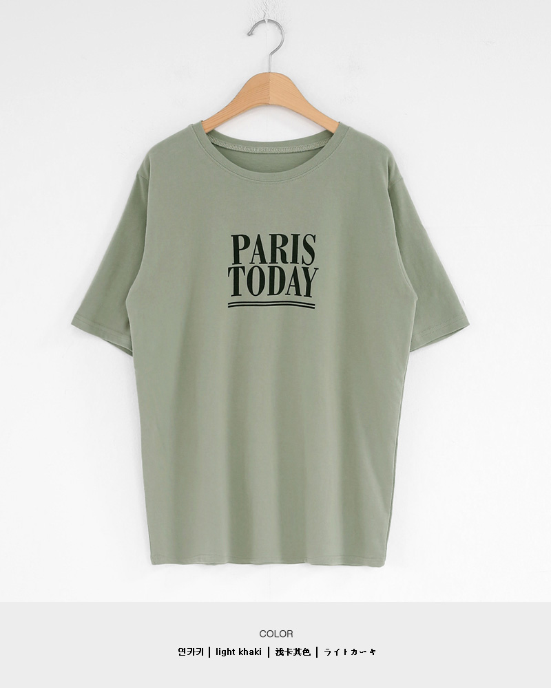 PARIS TODAYラウンドTシャツ・全3色 | DHOLIC | 詳細画像28