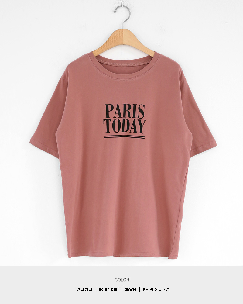 PARIS TODAYラウンドTシャツ・全3色 | DHOLIC | 詳細画像29