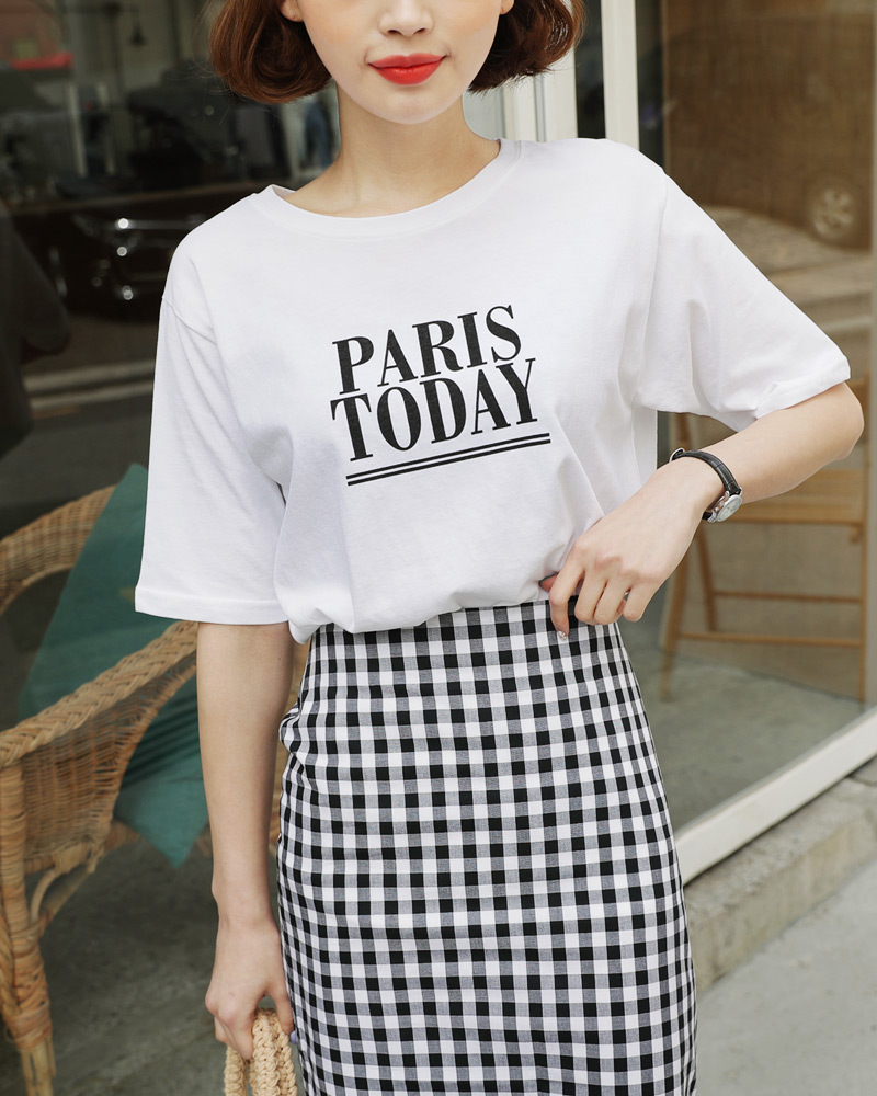 PARIS TODAYラウンドTシャツ・全3色 | DHOLIC | 詳細画像16