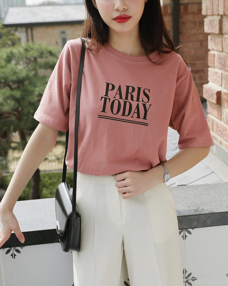 PARIS TODAYラウンドTシャツ・全3色 | DHOLIC | 詳細画像19