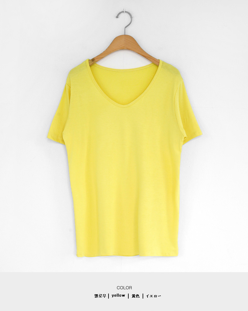 ソリッドVネックTシャツ・全8色 | DHOLIC | 詳細画像40