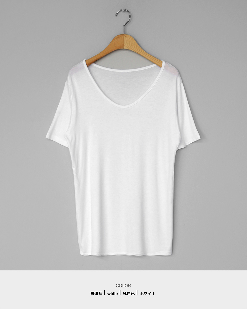 ソリッドVネックTシャツ・全8色 | DHOLIC | 詳細画像41