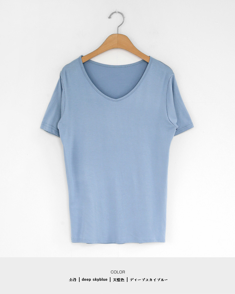 ソリッドVネックTシャツ・全8色 | DHOLIC | 詳細画像42