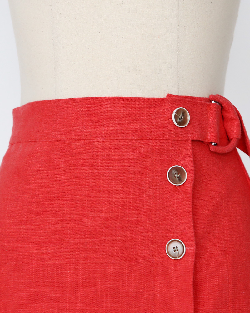 サイドベルトボタンスカート・全2色 | DHOLIC PLUS | 詳細画像21