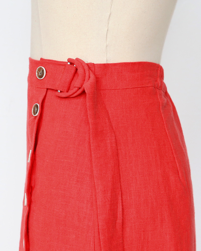 サイドベルトボタンスカート・全2色 | DHOLIC PLUS | 詳細画像22