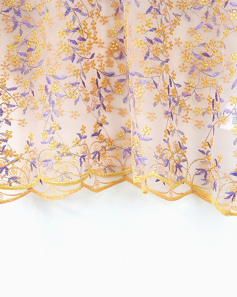 シースルー花柄刺繍ブラウス・全2色 | DHOLIC | 詳細画像24