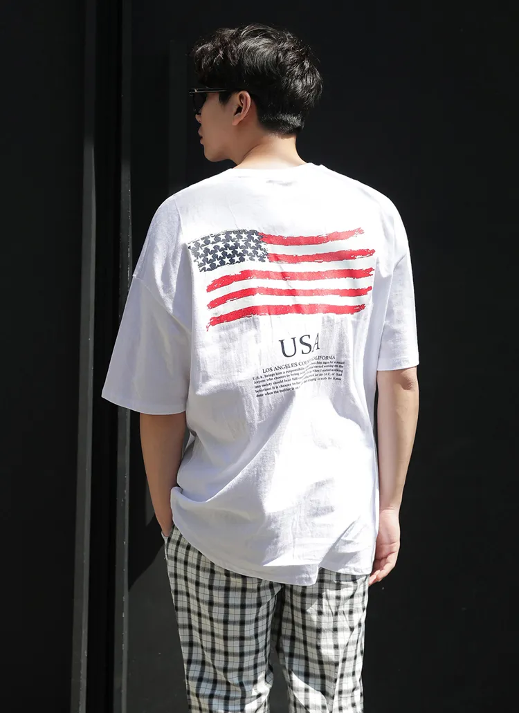 AMERICAN MADEコットンTシャツ・全4色 | 詳細画像1