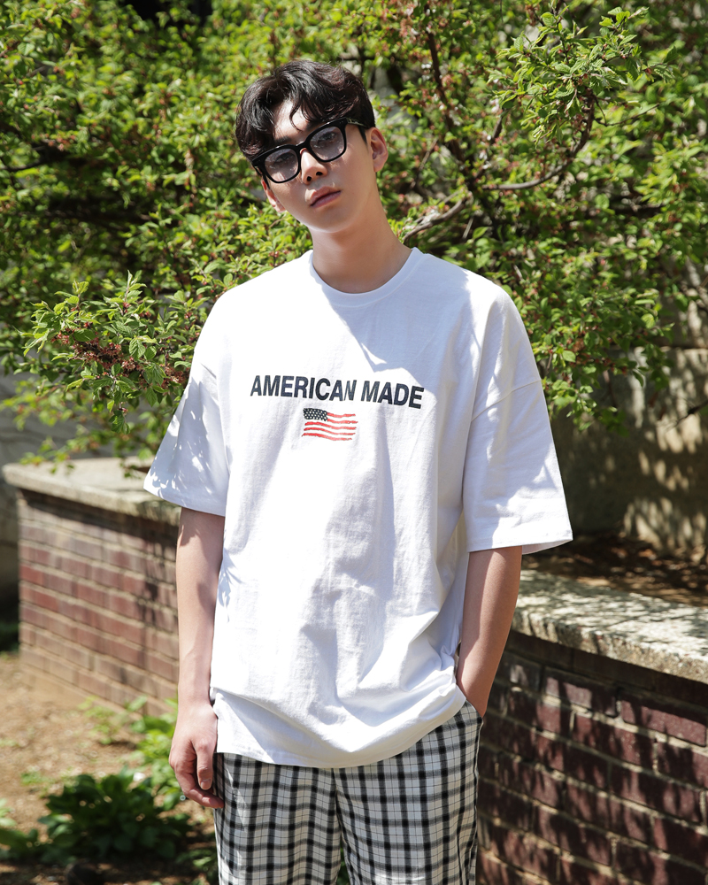 AMERICAN MADEコットンTシャツ・全4色 | 詳細画像4