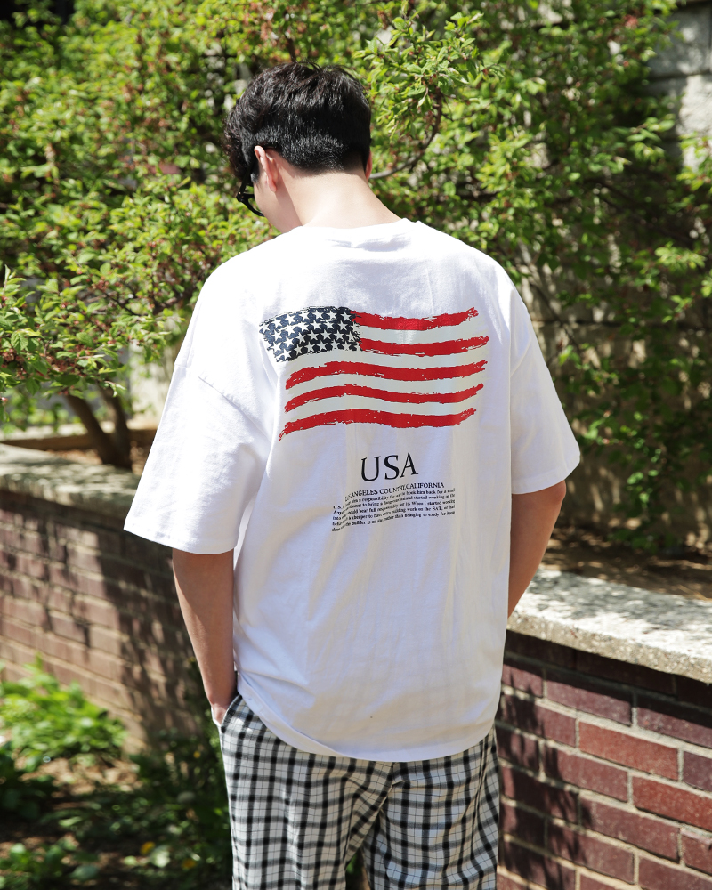 AMERICAN MADEコットンTシャツ・全4色 | 詳細画像6